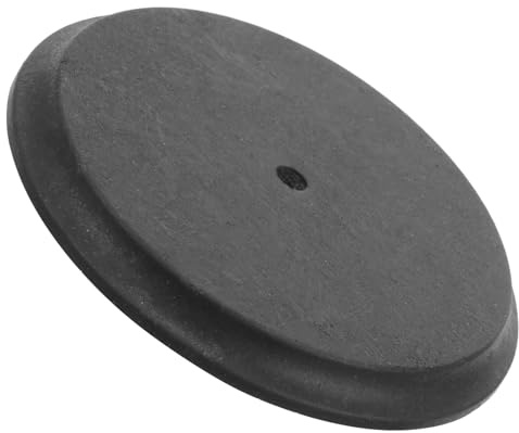 LOORGVEL Base Lampada da Tavolo Pesata, Blocco Antiribaltamento Rotondo in Plastico e Sabbia di Ferro, Superficie Liscia, per Sicurezza su Scrivania e Comodino