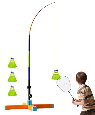 Allenatore Badminton Solitario Rimbalzo Automatico per Giocatore Singolo