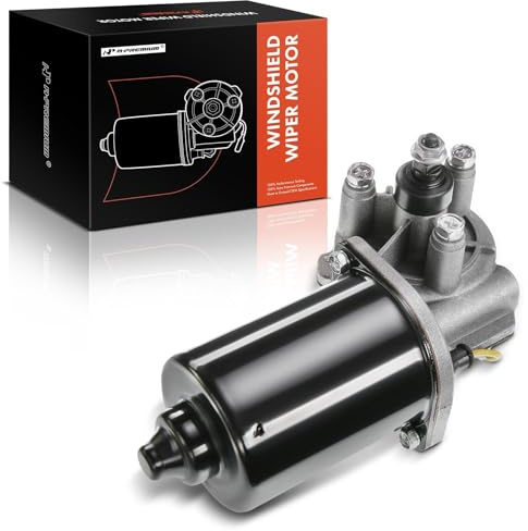 A-Premium Front Windshield Wiper Motor Compatible with Dodge Ram 1500 2500 3500, Dakota, Lancer, Shadow, Spirit, Dynasty, Monaco & Chrysler Dynasty, Lebaron & Eagle Premier & Plymouth Acclaim, 4-Pin