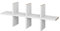 Billy Regal CD Einsatz | CD Fach | Regalkreuz, Fachteiler in Weiß | Bis zu 120 CDs pro Regalbrett | CD Storage | Billy CD Regal