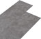 vidaXL PVC Laminat Dielen Vinylboden Vinyl Boden Planken Bodenbelag Fußboden Designboden Dielenboden 5,02m² 2mm Selbstklebend Betongrau