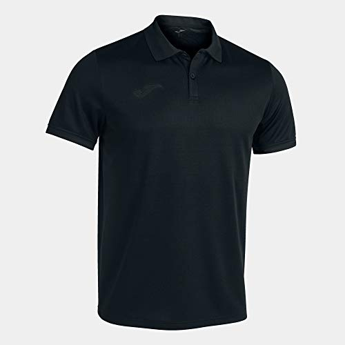 Joma Hombre Camisa de Polo, Negro Antracita, XXL