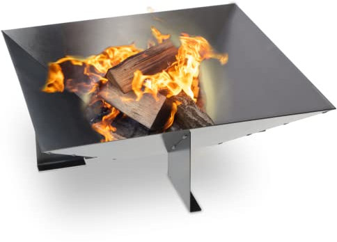 KADAX Fogón de jardín, bañera de Fuego, Barbacoa, Cuencos de Fuego, Fuego de jardín, Estufa de Acero para Patio, Chimenea de jardín con Tres Patas, Cesta de Fuego, Olla de Fuego, Pozo de Fuego