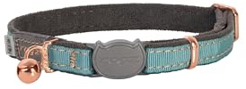 Rogz URBAN Cat Collar Turquoise Moon with break-away safety buckle