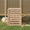Compostador de madera maciza de pino para césped y jardín, 63,5 x 63,5 x 77,5 cm