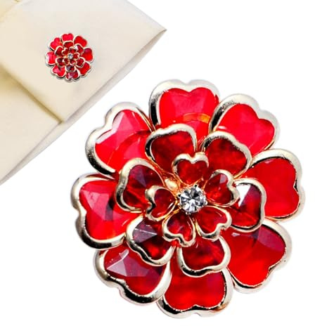Blommönster med blommönster, vintage metall för hantverkskläder - för att täcka över blusknappar - present till kvinna mor fru och dotter
