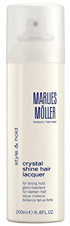 Marlies Möller Crystal Shine Hair Lacquer 200 ml – Bergkristall Haarlack – sorgt für Glanz & langfristigen Halt – Mit Vitamin E, Bergkristall-Partikeln & UV-Filter – Für alle Haartypen