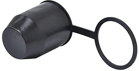 Black Tow Bar Ball -in Type Cover Cap Car Hitch Towball Trailer Protection Cap EIG88 Suitable for RV Trailer