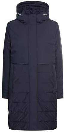 camel active teXXXactive® Women's Functional Parka with Adjustable Hood, darkblue, 40