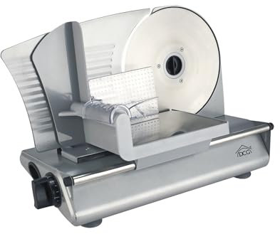 Affettatrice elettrica con lama 22 cm in acciaio inox