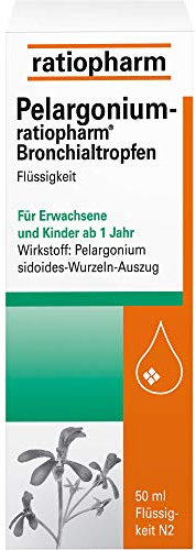 PELARGONIUM-RATIOPHARM Bronchialtropfen 50 ml