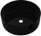 vidaXL Waschbecken Keramik Rund Schwarz 40x15cm Waschschale Aufsatzwaschbecken
