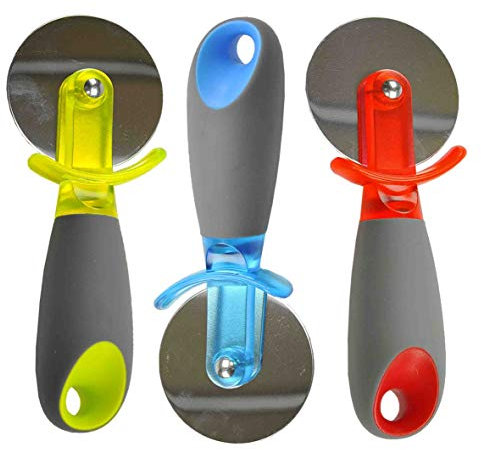 Gerimport sl Rotella Tagliapizza Inox cm.19 3 Colori