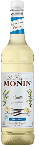 Monin Vanilla Sugar Free Syrup - 4x1ltr