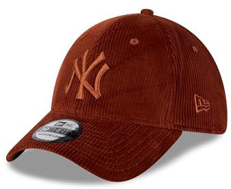 New Era New York Yankees MLB Wide Cord Brown 39Thirty Stretch Cap - M - L