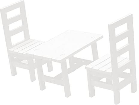 Colcolo Conjunto de Muebles de Cocina en Miniatura para Muñecas Escala 1:6, Blanco, Tal como se Describe