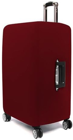YYUEZHI Housse Valise Cabine Rouge Housse De Valise Trolley Anti-PoussièRe Couvre-Bagages Avec Sangles Protege Valise De Voyage Soute Pour Housse De Valise De Voyage De 29 à 32Pouces, Rouge