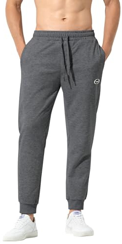 Mauro Kane Pantalones Deportivos Hombre Pantalon Chandal con Bolsillos Cremallera Deporte Running Jogger Largo Pantalones