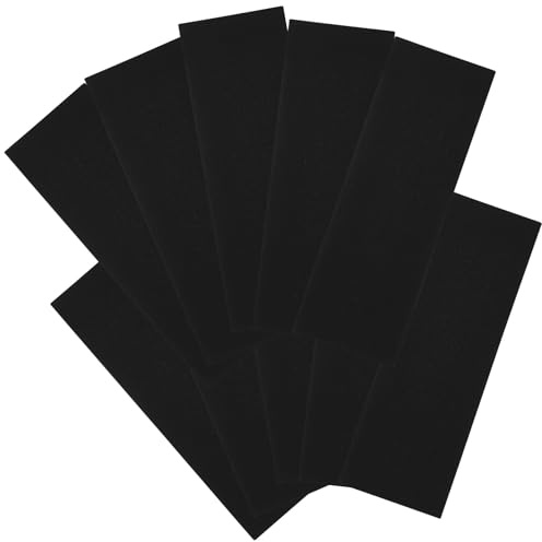 Homoyoyo Nastro Antiscivolo per Skateboard da Dito in Schiuma 10 Pezzi 110x36mm, Adesivi Antiscivolo per Tastiera, Accessori Durevoli e Flessibili per Fingerboard, per Giochi e