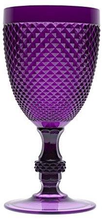 Excelsa Diamond 39 cl Copa, plástico, Morado, 18,5 x 9,2 x 9,2 cm