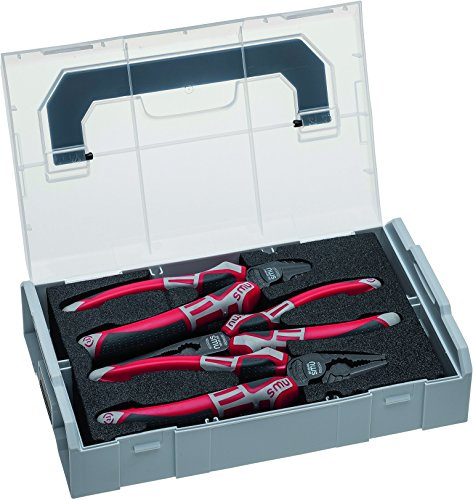 NWS 338-2 Sortimo L-BOXX Mini Tool Box, Multi-Colour, Set of 4 Piece