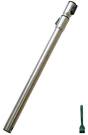 EZ SPARES Non Electric Telescope Metal Tube Stainless Replacement for Miele C1, C2, C3 Vacuums 35mm 1.375 Extension Wand Central Vacuum Cleaner Attachment Wand
