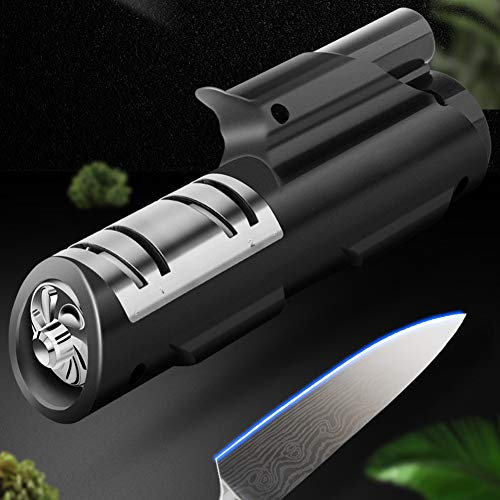 Afilador EléCtrico, DiseñO InaláMbrico, Sin Necesidad De Enchufar, Interfaz De Carga USB Universal para Una Larga DuracióN De La BateríA Black