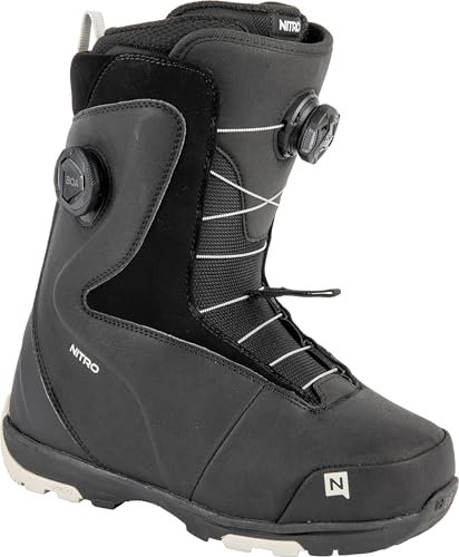 Nitro Damen Cypress Boa Dual '24 All Mountain Freestyle Schnellschnürssystem Boot Snowboardboot, Black, MP 25.0 // EU 38 2/3 // US WMN 7,5