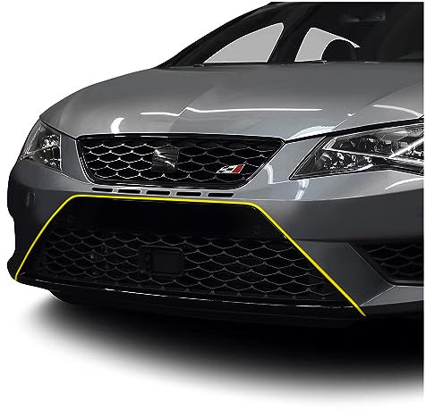 Designline Folie Stripe -Finest Folia Streifen Aufkleber (Neon Gelb)