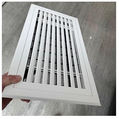 HDYZJQ Griglia di Ventilazione Griglia di Ripresa per Soffitti con Filtro, Rimovibile Griglia/Copertura della Bocchetta De'aria HVAC per Bagno Cucina, Rettangolo Coperchio di Ventilazione(24x120 cm)