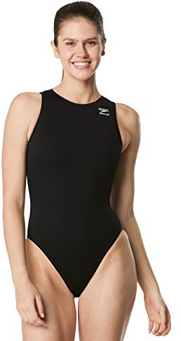 Speedo Swimsuit One Piece Endurance+ Avenger Water Polo Traje de baño, Black, 36 para Mujer