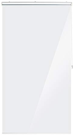 Relaxdays Cortina Enrollable Ducha Cadena, Estor Bañera, Repele el Agua, Antisalpicaduras, Varios Tamaños, Transparente