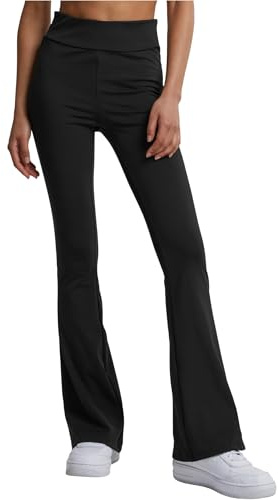 Urban Classics Leggings Évasé Taille Haute Recyclé Femme Legging Noir