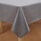 Homaxy Leinenoptik Tischdecke Abwaschbar Lotuseffekt Eckig 140 x 140 cm Tischtuch Leinendecke Wasserabweisend Tafeldecke Tischwäsche Fleckschutz, Dunkelgrau