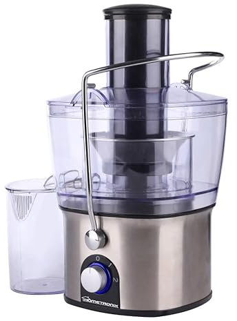 HomeTronix Electric Juicer Fruit Vegetable Citrus Juice Extractor 700W Centrifugal Power Two Speed Whole Fruit Healthy Integrated Juice & Pulp Collectors Easy to Clean Safety Lock, Extra Wide Chute