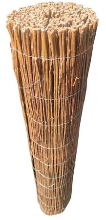 HaGa® Natte en osier 1,2 m x 3 m – Brise-vue – Produit naturel – Brise-vue en osier de qualité supérieure