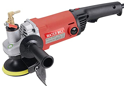 Betonschleifer 1400W Nass-Steinschleifer mit Speed Control,Elektrisch Nassschleifmaschine Messerschleifer Poliermaschine Steinschleifer zum Nassschleifen und Nasspolieren von Stein