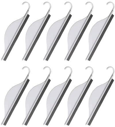 Zenlir 10lots Limpiaparabrisas profesional de silicona para eliminar el agua, raspador de vidrio para encimeras de cocina