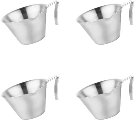 Geavonyg 4 Estrazione Inossidabile Tazza Estrazione da 100 Ml Misurazione con Marchi Pratiche Accessori per Espresso Misurazione Coppa