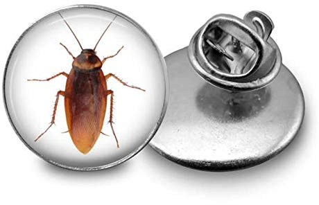Death Devil Pin de corbata de cucarachas Broche de cucarachas Pequeño Bug hecho a mano Pin de solapa, Metal