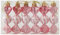 Christmas Tree Candy Ornaments Decorations Xmas Hanging Baubles Shiny Glitter Sweet Shaped 8.5CM 6PCS (Pink)
