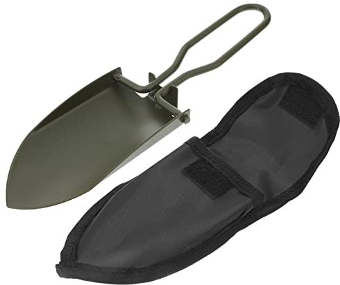 Didiseaon Pala Jardín Plegable De Inoxidable con Bolsa De Transporte Herramienta Portátil para Camping y Jardinería Diseño Compacto y Resistente para Actividades Al Aire