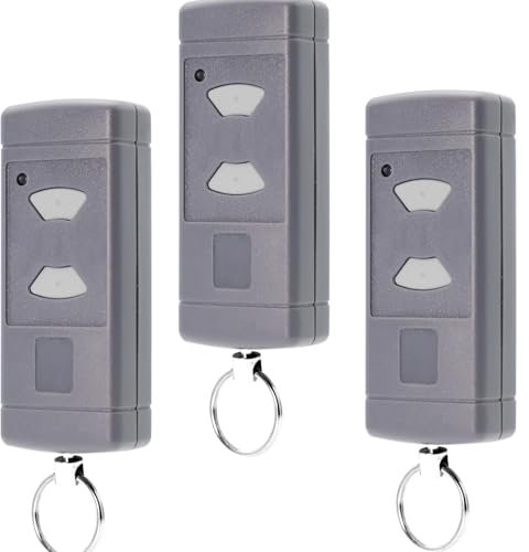 Télécommande de rechange RUIZHI pour ouvre-porte de garage 40,685 MHz compatible avec Hörmann HSE2/4, HS2/4, HSM2/4, télécommande de porte de garage 2 canaux, appairage rapide en 30 secondes
