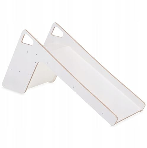 MISIOO Toboggan d'intérieur pour enfants à partir de 1 an, toboggan d'intérieur pour enfants, taille compacte 52 x 34 x 115 cm, parfait pour l'intérieur