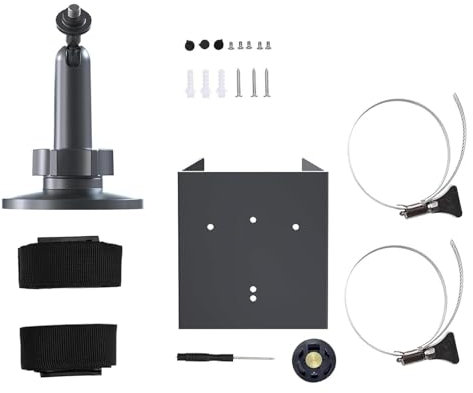 GMBYLBY Caméra Extérieure Adaptée Caméras Sécurité Au Panneau avec Rotation Réglable À 360 Degrés