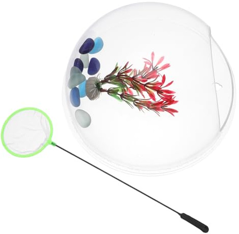 TOYANDONA Wall Mounted Fish Tank Diameter Clear Acrylic Aquarium Planter for Betta Fish and Aquatic Plants Space Saving Hydroponic Propagation Station with Easy Installation for Home and