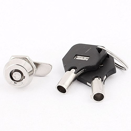 sourcing map 11mm quart tour Serrure avec 2 clés pour boîte aux lettres tiroir placard Accueil Boutique
