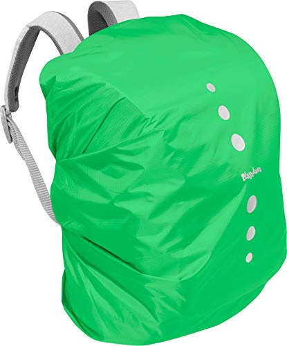 Playshoes Unisex Kinder Regenhülle für Rucksack Regenschutzhülle, Grün, S