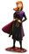 Bullyland 13512 - Spielfigur Prinzessin Anna aus Walt Disney Die Eiskönigin, ca. 10 cm, detailgetreu, ideal als kleines Geschenk für Kinder ab 3 Jahren