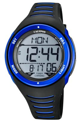 Calypso Uhr Für Herren K5807/4 Flash Time Multi Silikon Case SchwarzSilikon Band